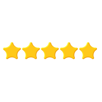 transparent 5 stars image